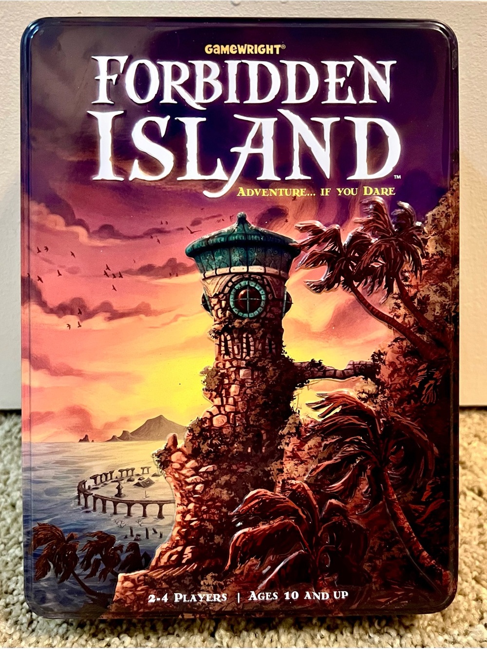 Forbidden Island Board Game by Gamewright - Complete Collector's Tin Edition